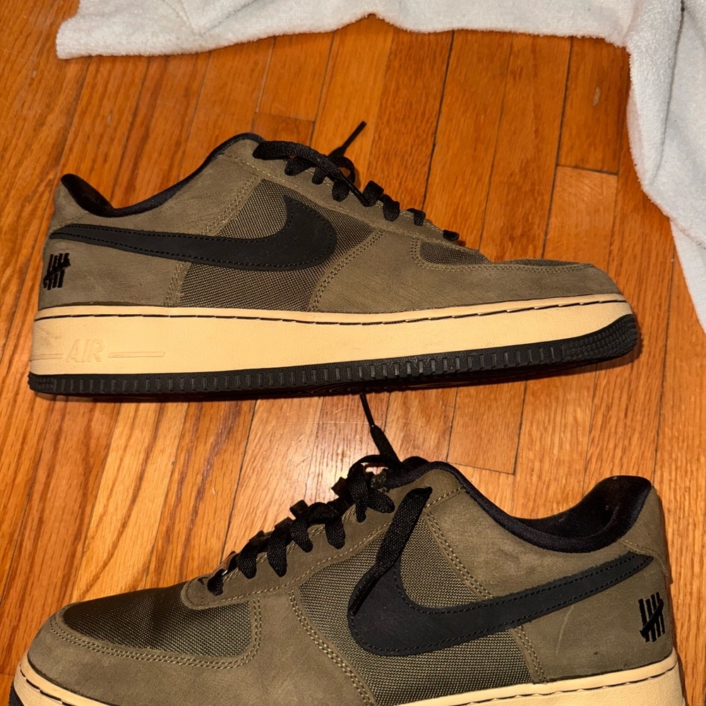 Nike AF1 undefeated pack Olive and Black Men's Sneakers